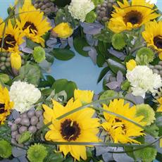 Sunflower Wreath